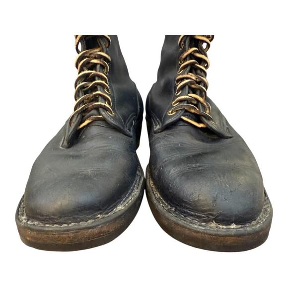 Hathorn Packer Ranch Boots Black Leather Men size 9.5 D - Picture 3 of 11